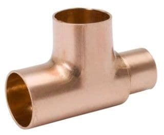 2" X 2" X 1-1/4" Copper Reducing Tee