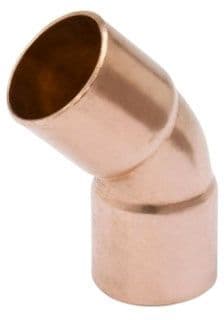 6" Copper 45 Elbow