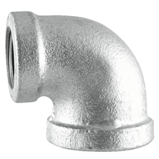 GF ZMGLR0705 ELL 1-1/2 X 1 GALV MALL RED 90 ELBOW