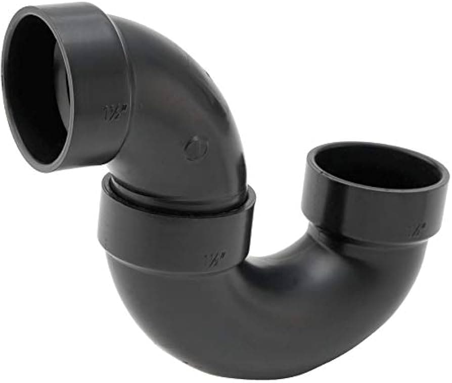 1 1/2 ABS P-Trap W/ Solvent