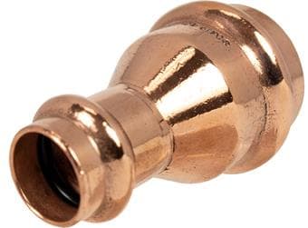 APOLLO 10075128 1-1/2" X 1-1/4" COPPER COUPLING 801R PRESS X PRESS