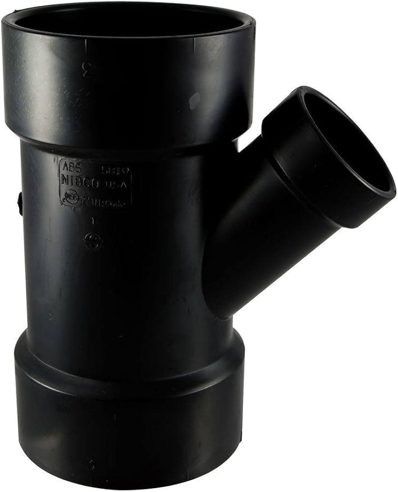 4 X 4 X 3 ABS Wye Reducing