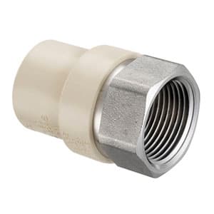 SPEARS 4135-007SS 3/4" CPVC GOLD FEMALE ADAPTER STAINLESS STEEL TFS-0750