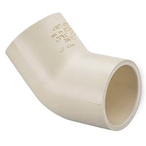 SPEARS CW-1500-S 1-1/2" CPVC GOLD 45 ELBOW 4117-015