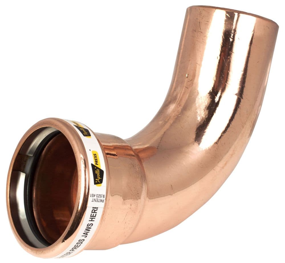 APOLLO 10062071 2-1/2" COPPER 90 ELBOW STREET LONG 807-L-2 FTG X PRESS