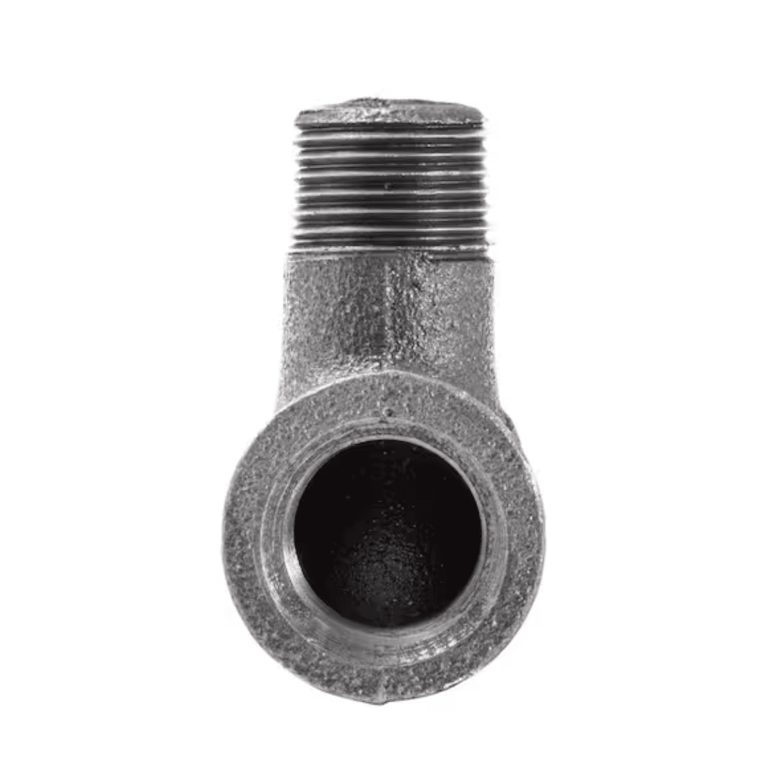 Black Malleable Street 90 Elbow