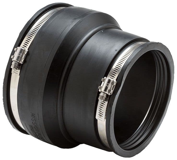 COUPLING CI/PL MIS 1404227 4" CLAY X 3"  MR02-43