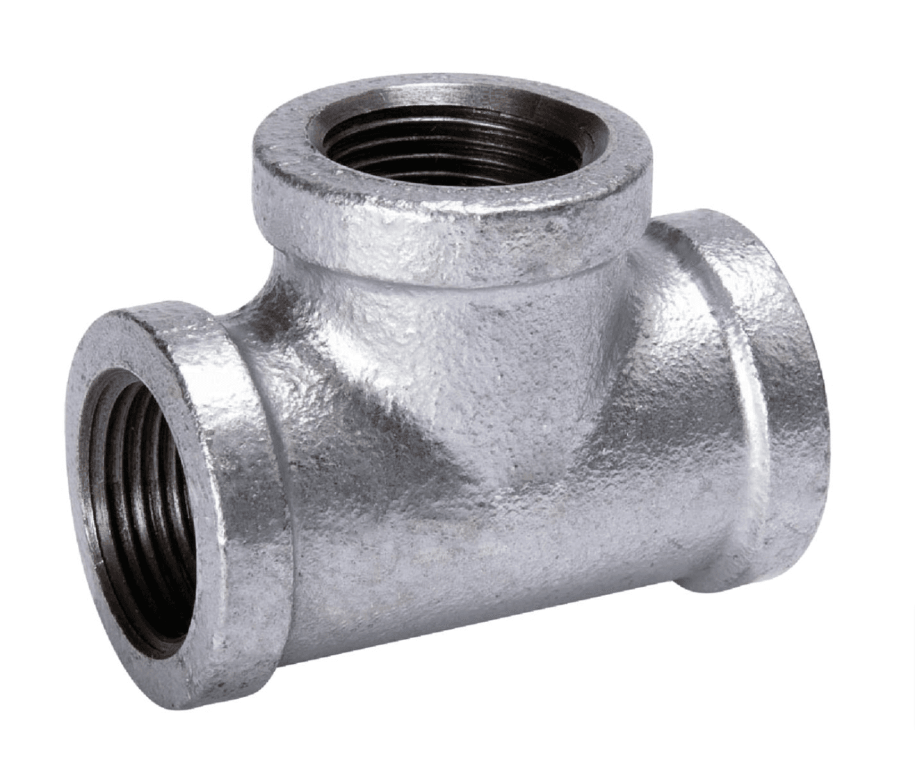 GF ZMGTR060607 1-1/4 X 1-1/4 X 1-1/2 GALV TEE