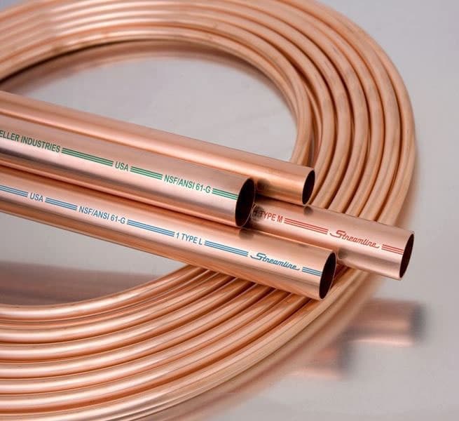 MH40020 4 COPPER PIPE  TYPE M HARD 20 FT