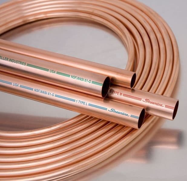 MH04020 1/2 COPPER PIPE  TYPE (M) HARD 20 FT