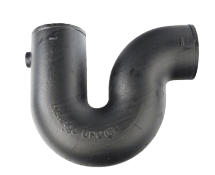 TFI, INC NHPTP20 2 NO HUB CAST IRON P-TRAP  W/ 1/2 TAP PRIMER IMP