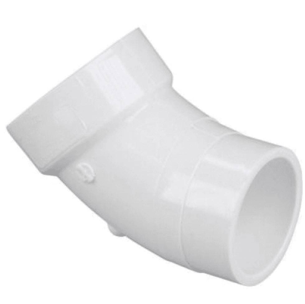 DWV LP323-030 3 PVC DWV 1/8 BEND, STREET (H x S) (BX-25)
