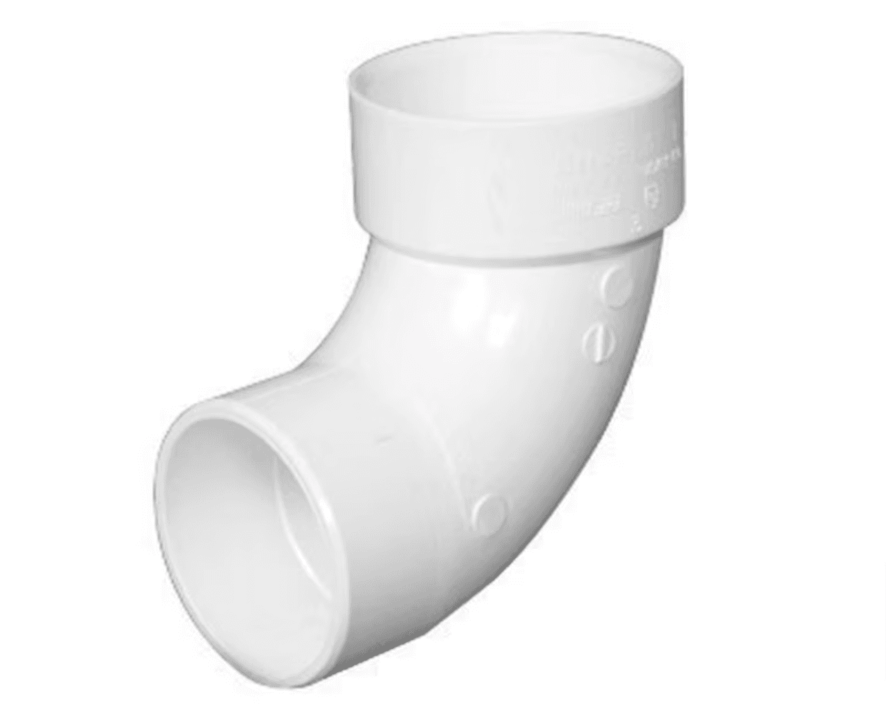 DWV LP302-015 1-1/2 PVC DWV 1/4 BEND, STREET  (S X H)