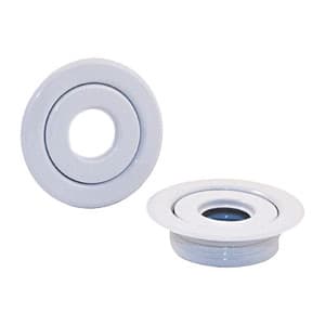 3/4 Recessed Escutcheon Canopy White 2 Piece