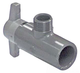 SPEARS 7722-073 1/2" X 3/8"  CPVC GOLD ANGLE STOP ALL PLASTIC