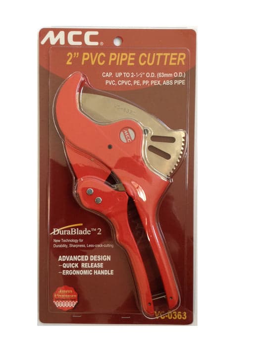 MCC PVC Pipe Cutter Up to 2-1/2"