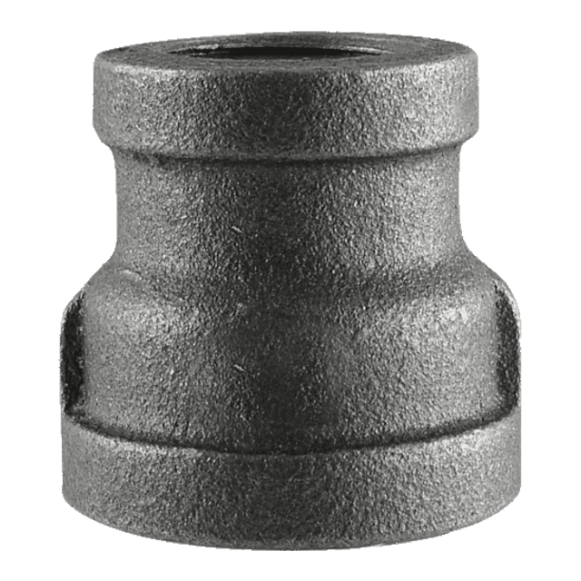 Black Malleable Reducing Coupling