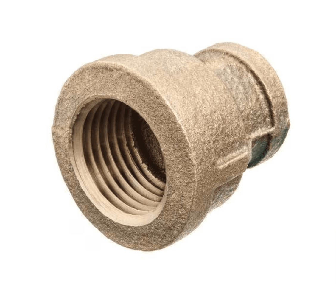 BF B-RC0502 1" X 3/8" BRASS RED CPLG