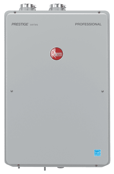 RHEEM RTGH-90DVLN-2 INDOOR TANKLESS WATER HEATER 180K BTU 9.0 GPM CONDENSATING